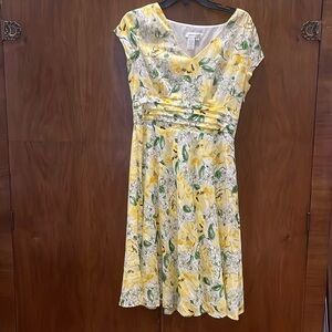 Coldwater Creek Yellow floral dress